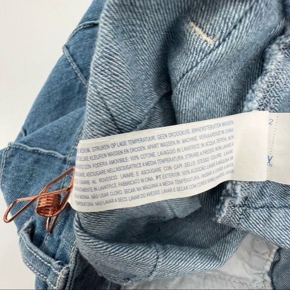 Forever 21 Quilt Pattern Mini Denim Jean Skirt Size 27 Women’s - Picture 6 of 10